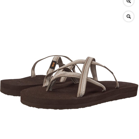 Teva Womens Olowahu Flip-Flop 5 Antiguous Birch SZ 9 NWOT SOLD OUT - Picture 7 of 7